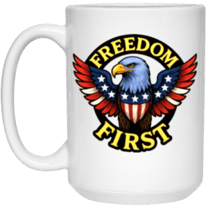 EAGLE FREEDOM FIRST-21504 15oz White Mug