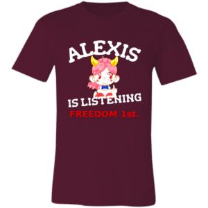 ALEXIS IS LISTENING - 3001C Bella + Canvas Unisex Jersey Short-Sleeve T-Shirt