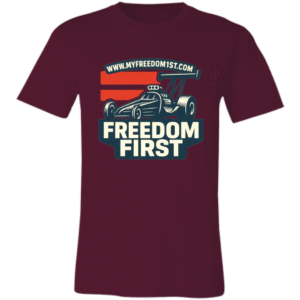 DRAGSTER FREEDOM FIRST - 3001C Bella + Canvas Unisex Jersey Short-Sleeve T-Shirt