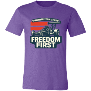 DRAGSTER FREEDOM FIRST - 3001C Bella + Canvas Unisex Jersey Short-Sleeve T-Shirt