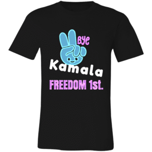 BY KAMALA FREEDOM FIRST - 3001C Bella + Canvas Unisex Jersey Short-Sleeve T-Shirt