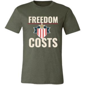 FREEDOM COST - 3001C Bella + Canvas Unisex Jersey Short-Sleeve T-Shirt