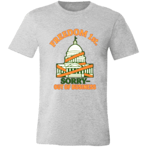 D.C. SORRY OUT OF BUSINESS - 3001C Bella + Canvas Unisex Jersey Short-Sleeve T-Shirt