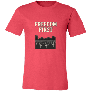 FREEDOM LOST ARLINGTON CYMITERY - 3001C Bella + Canvas Unisex Jersey Short-Sleeve T-Shirt