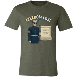 FREEDOM LOST, UNKNOWN SOLDIER - 3001C Bella + Canvas Unisex Jersey Short-Sleeve T-Shirt