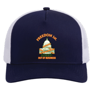 D.C SORRY OUT OF BUSINESS - 105C 5-Panel Trucker Snapback Cap