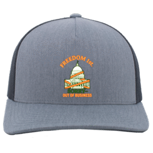 D.C SORRY OUT OF BUSINESS - 105C 5-Panel Trucker Snapback Cap