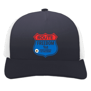 ROUTE FREEDOM FIRST - 105C 5-Panel Trucker Snapback Cap