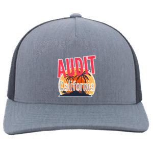 AUDIT CALIFORNIA - 105C 5-Panel Trucker Snapback Cap