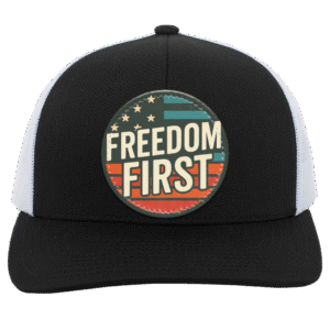 R&B STIPE, FREEDOM FIRST - 104C Trucker Snap Back