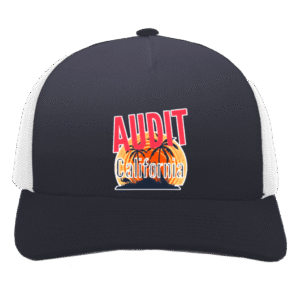 AUDIT CALIFORNIA - 105C 5-Panel Trucker Snapback Cap