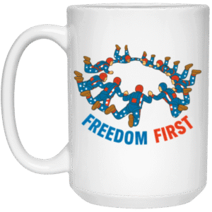 SKY DIVERS FREEDOM FIRST - 21504 15oz White Mug