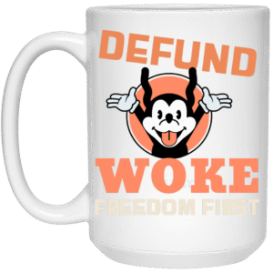 DEFUND WOKE -21504 15oz White Mug
