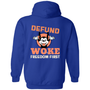 DEFUND WOKE - G186 Gildan Zip Up Hooded Sweatshirt-DEFUND WOKE
