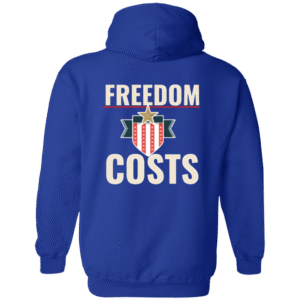 FREEDOM COSTS - G186 Gildan Zip Up Hooded Sweatshirt