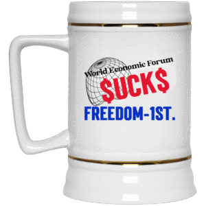 World EconomicForum $UCK$- 22217 Beer Stein 22oz.