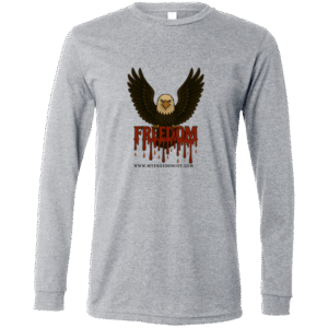 EAGLE FREEDOM -3501 Bella + Canvas Men's LS T-Shirt