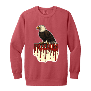 EAGLE FREEDOM - 1566 Garment-Dyed Adult Crewneck Sweatshirt