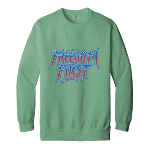 ELECTRIC- FREEDOM FIRST - 1566 Garment-Dyed Adult Crewneck Sweatshirt
