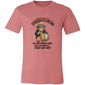 - DO YOU KNOW YOUR BILL OR RIGHTS?3001C Bella + Canvas Unisex Jersey Short-Sleeve T-Shirt