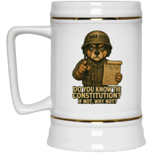 DO YOU KNOW YOUR CONSTITUTION? -22217 Beer Stein 22oz.