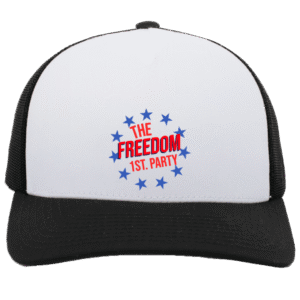 THE FREEDO1ST. PARTY -105C 5-Panel Trucker Snapback Cap